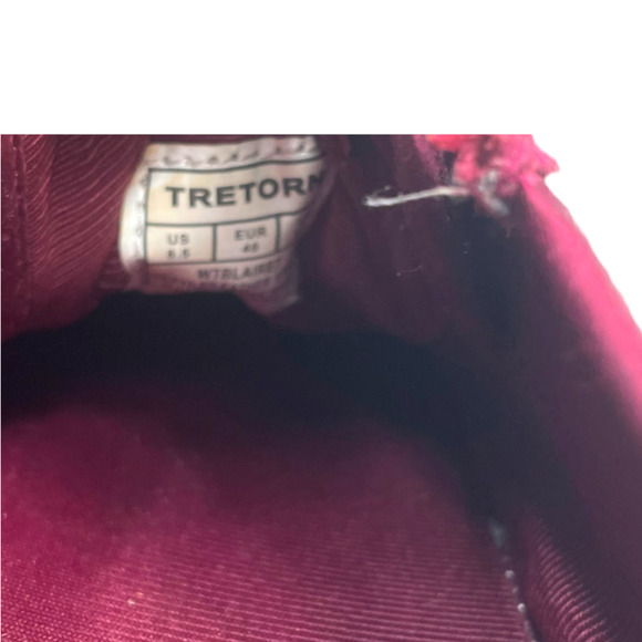 TRETORN BLAIRE BOLD lll SATIN SNEAKERS OXFORD WINE - Picture 6 of 6